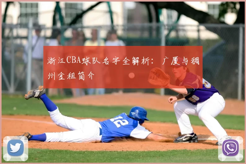 浙江CBA球队名字全解析:广厦与稠州金租简介