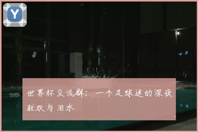 世界杯交流群：一个足球迷的深夜狂欢与泪水